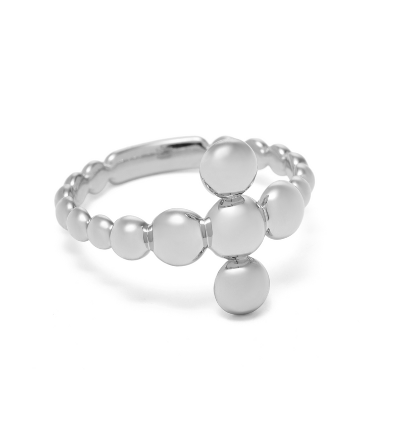 Cross Ring - Circle of Blessings - Single Cross - Sterling Silver